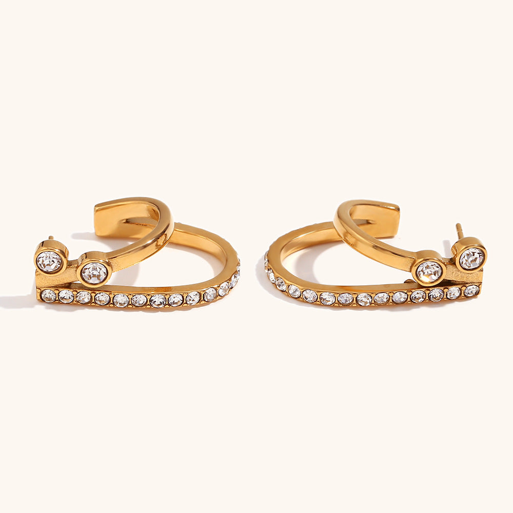 The Double Arc Earrings