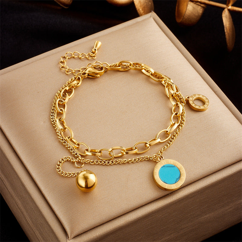 The Layered Charm Bracelet
