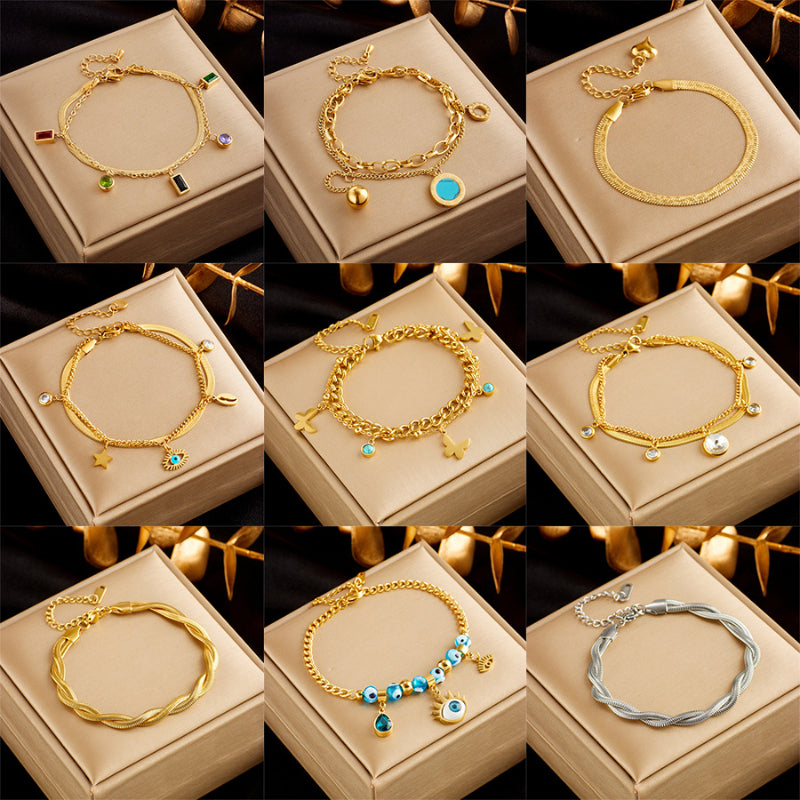 The Layered Charm Bracelet