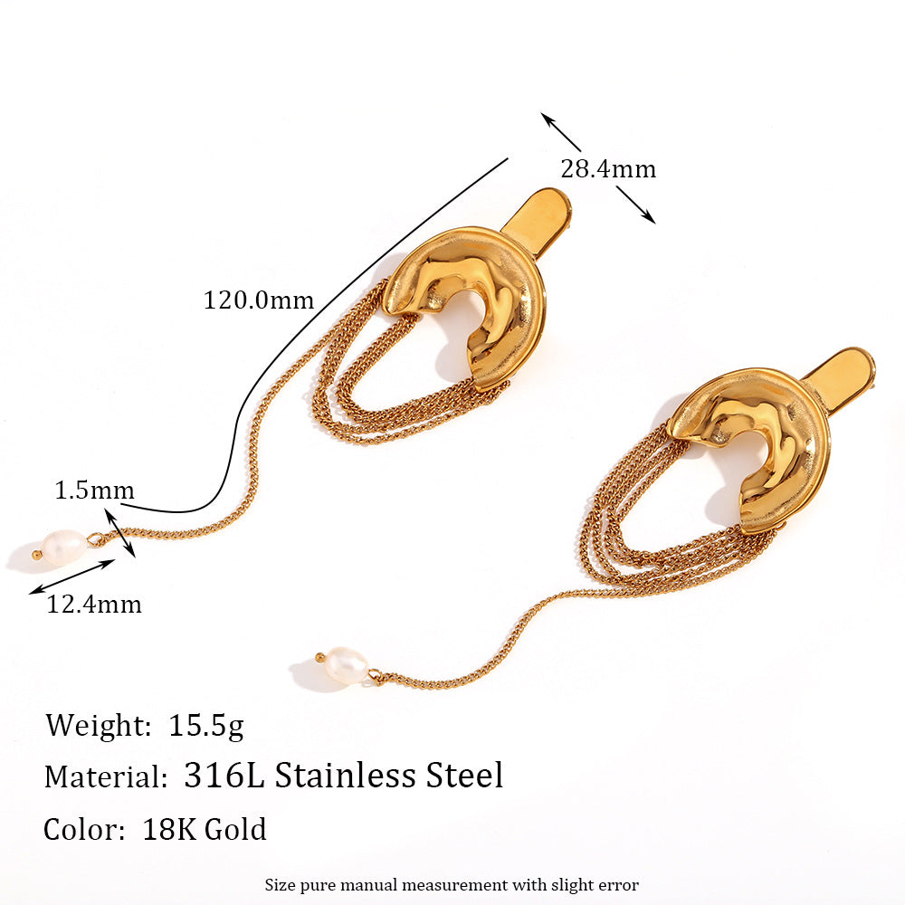 The Arc Drop Earrings