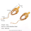 The Arc Drop Earrings