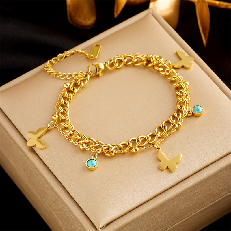 The Layered Charm Bracelet
