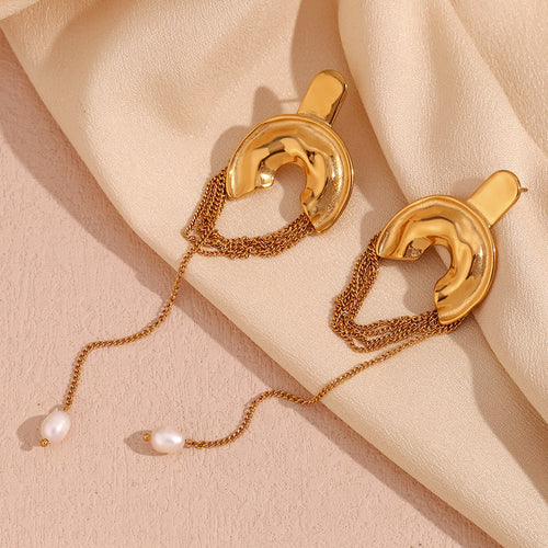 The Arc Drop Earrings