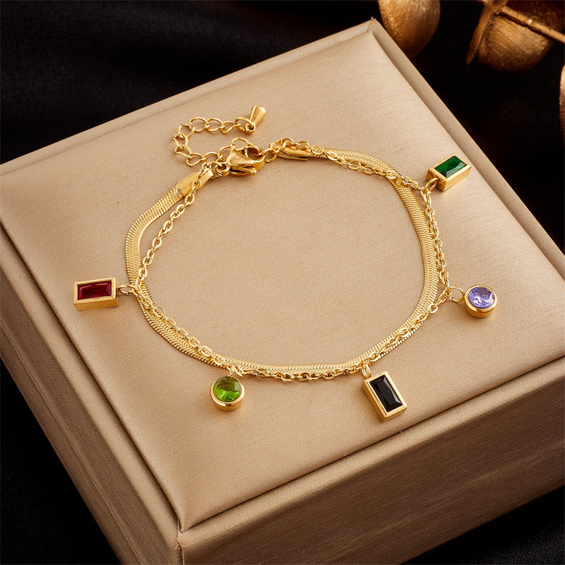 The Layered Charm Bracelet