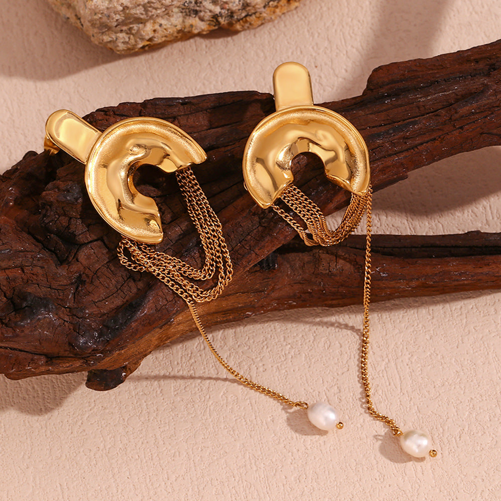 The Arc Drop Earrings