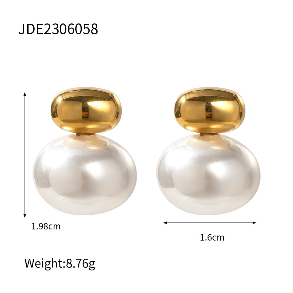 The Ivory Pearl Earrings
