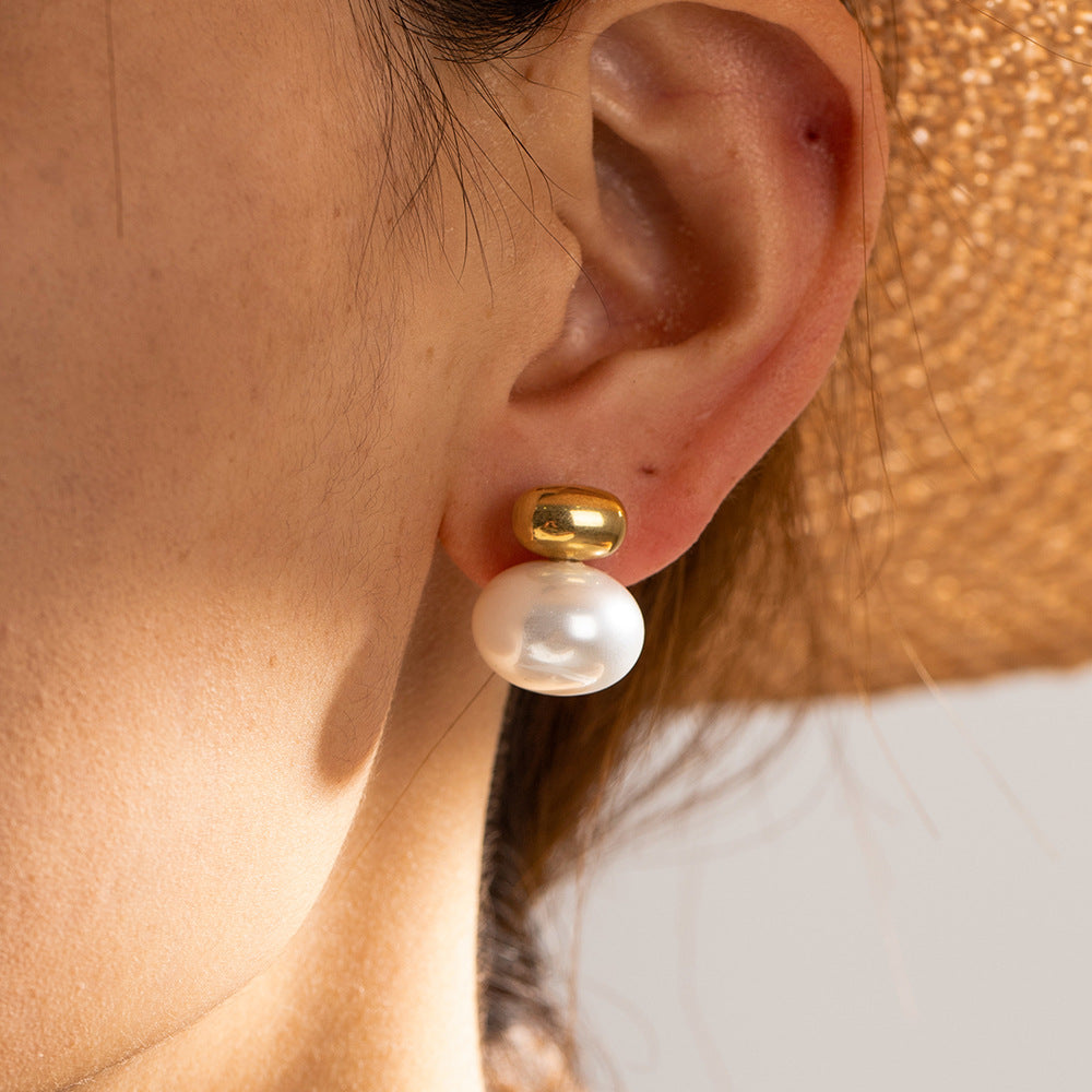 The Ivory Pearl Earrings