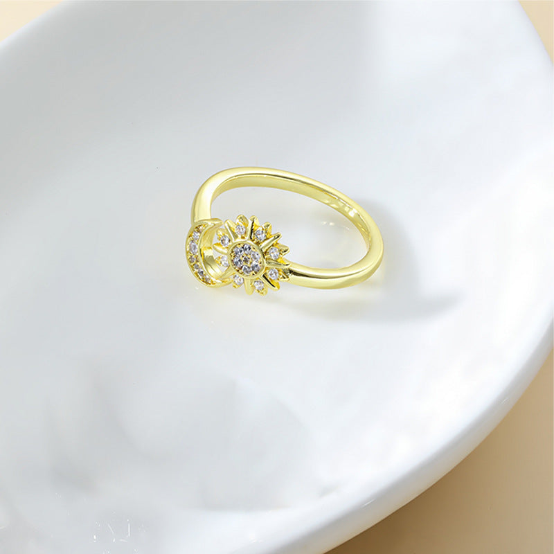The Star & Moon Ring